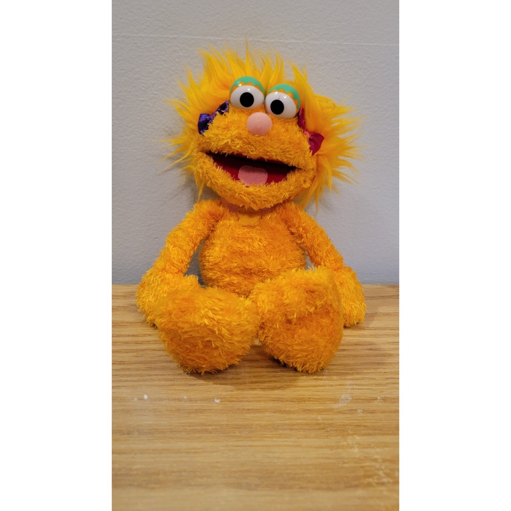 Sesame Place Exclusive Zoe Plush 9 Inch Sesame Street Orange Monster Toy